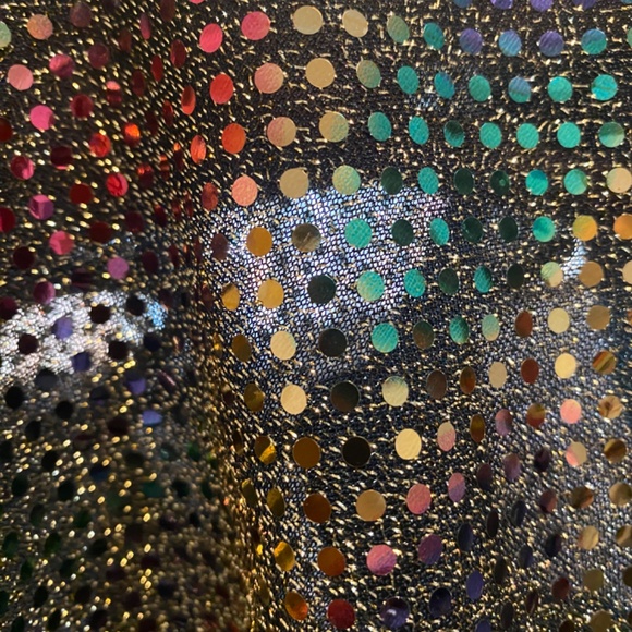 Vintage disco sparkly top. Fits like a M/L - Picture 13 of 16